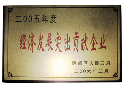 經濟發展突出貢獻